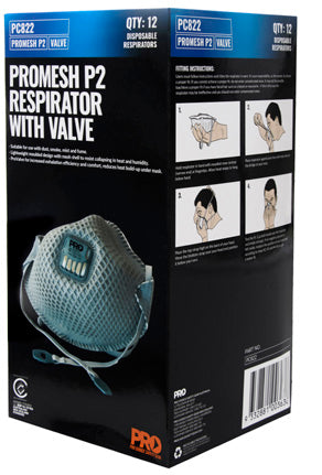 Dust Masks Promesh P2+Valve