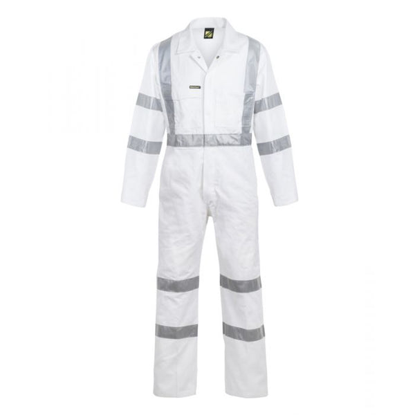 WorkCraft Cotton Drill Coverall with R/Tape