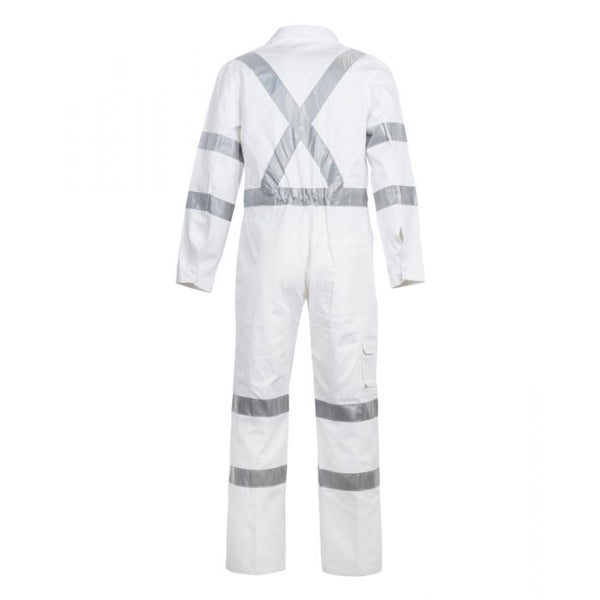WorkCraft Cotton Drill Coverall with R/Tape