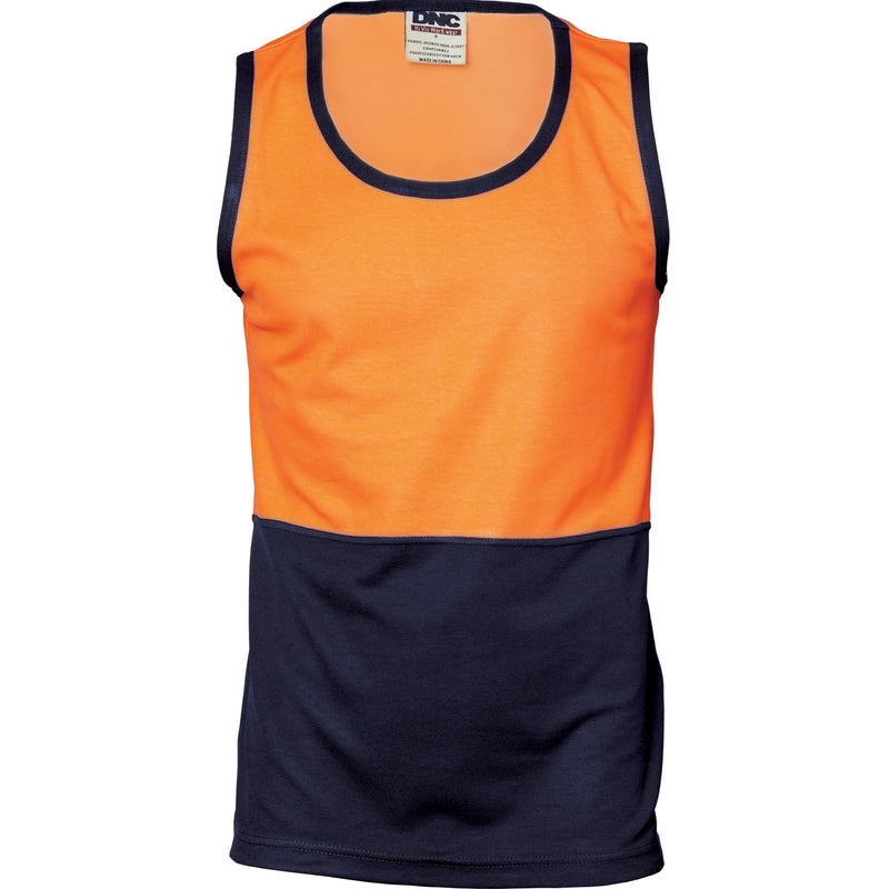 Cotton Back Two Tone Singlet