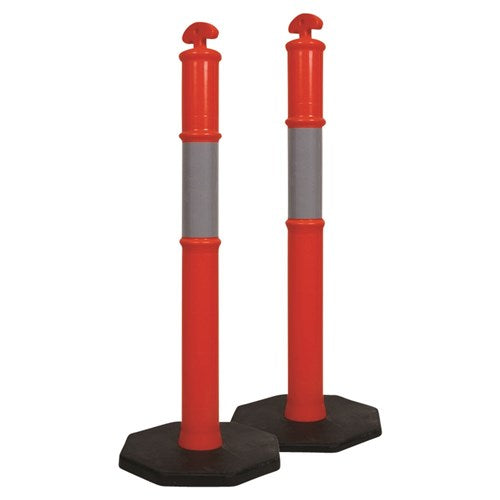 Hi-Vis Orange Bollard & Base