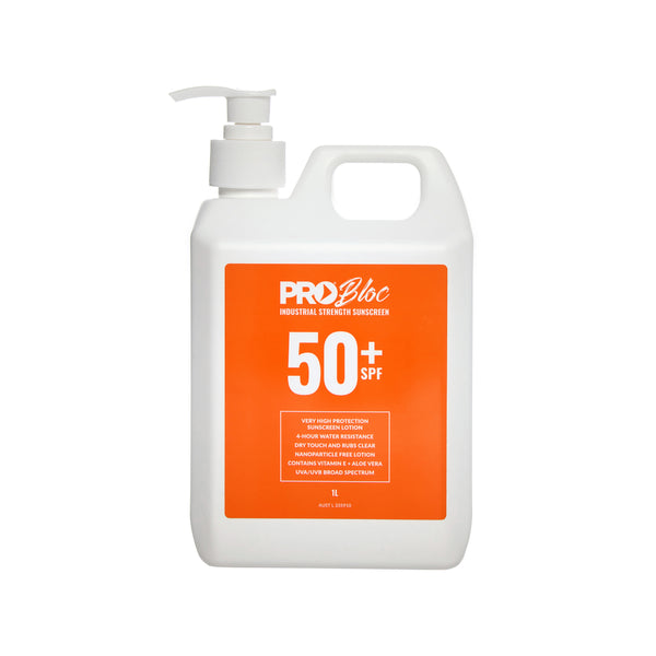 Probloc 50+ Sunscreen 1ltr Pump Bottle