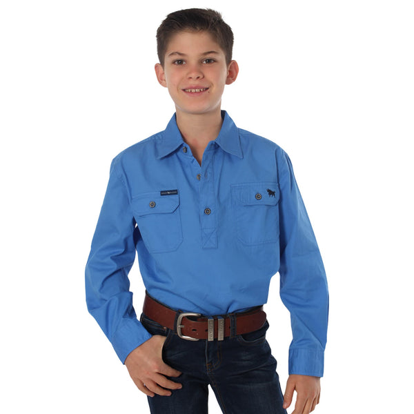 Ord River Half Button Shirt - Kids